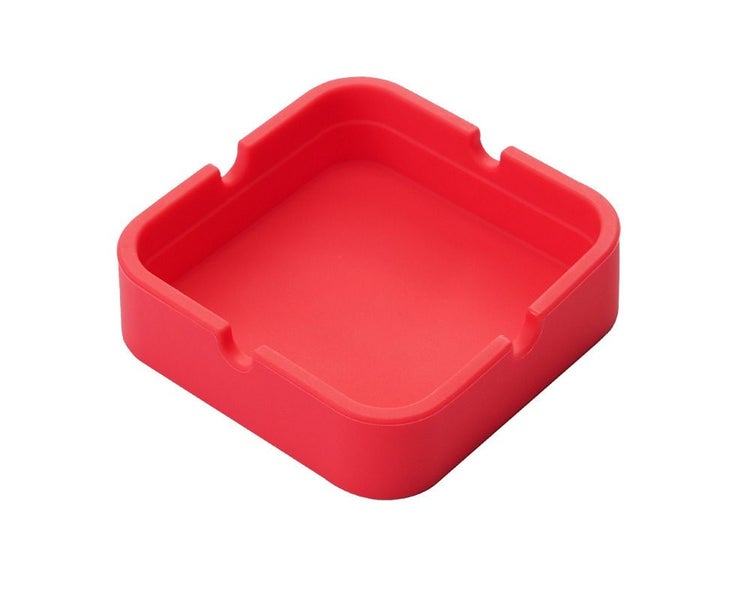 3PCS Silicone Ashtray Square Ash tray Washable Drop Resistance Cigar Carousel 2