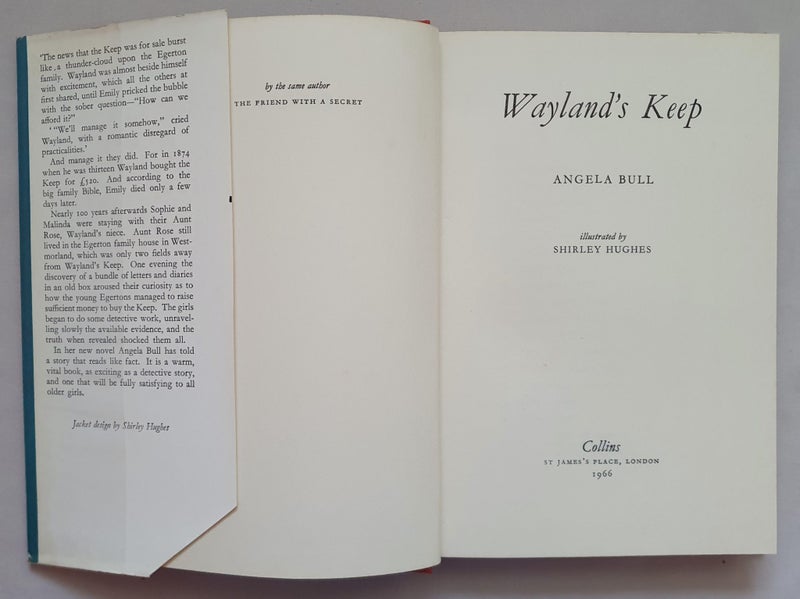 Angela Bull: WAYLAND'S KEEP (1966, 1st edtn, illstd by Shirley Hughes) Carousel 2