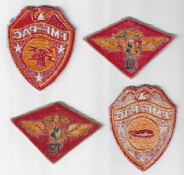 FOUR WWII US MARINE CORPS PATCHES Carousel 2