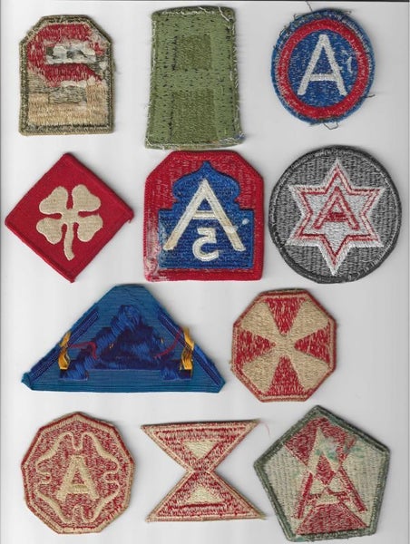 ELEVEN UNITED STATES ARMIES PATCHES Carousel 2