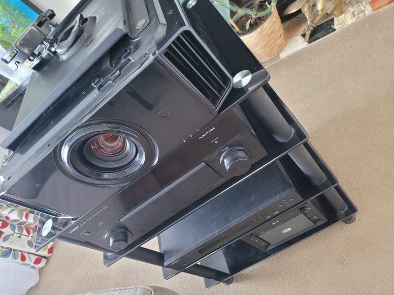 110inch screen, 170 watt 7.1 Home Theater system. JVC, paradigm, yamaha, oppo Carousel 1