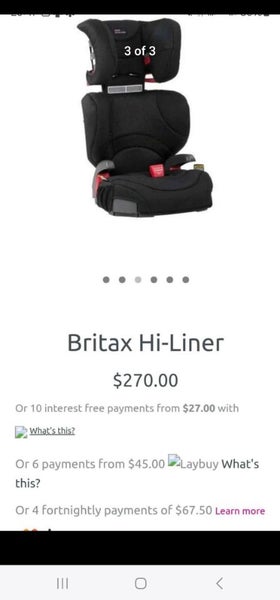 Hi Liner child car booster/seat Carousel 1