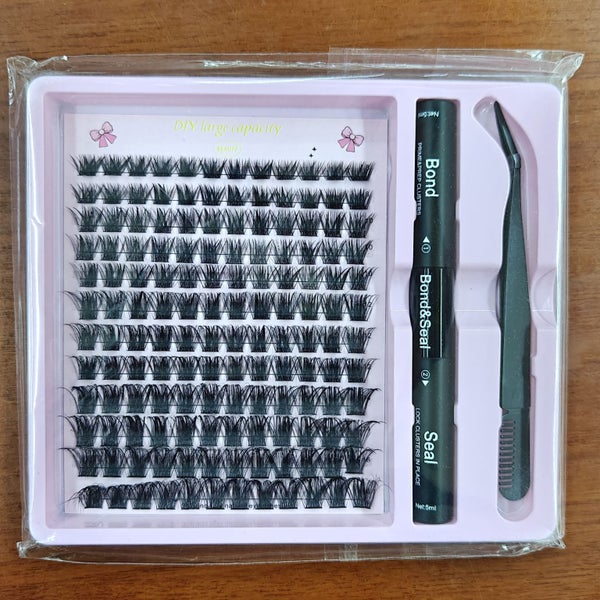 Lash Clusters 140 Piece DIY Eyelash Extension Kit, Wispy Lashes 8-16mm Carousel 1