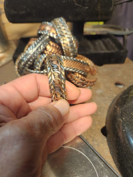 Handmade Copper, Silicone bronze and Stainless steel bracelet Carousel 2