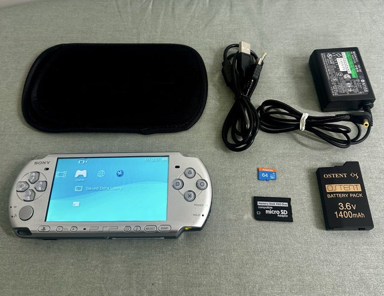 PlayStation Portable (PSP) 3000 – Matte Silver | 64GB | Fully Set Up Carousel 1