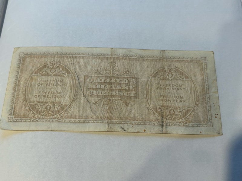 Awesome Allied Military Currency Italy Lira series 1943a Carousel 2