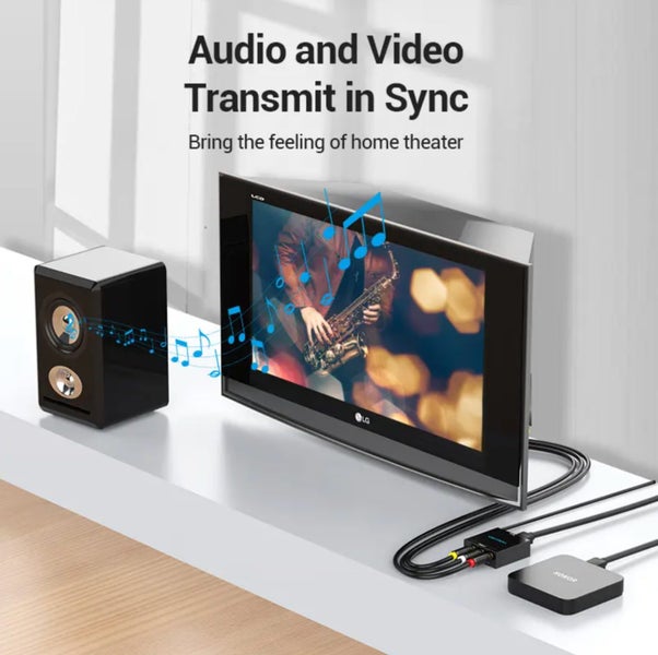 Vention HDMI to RCA Converter Black Metal Type Carousel 6