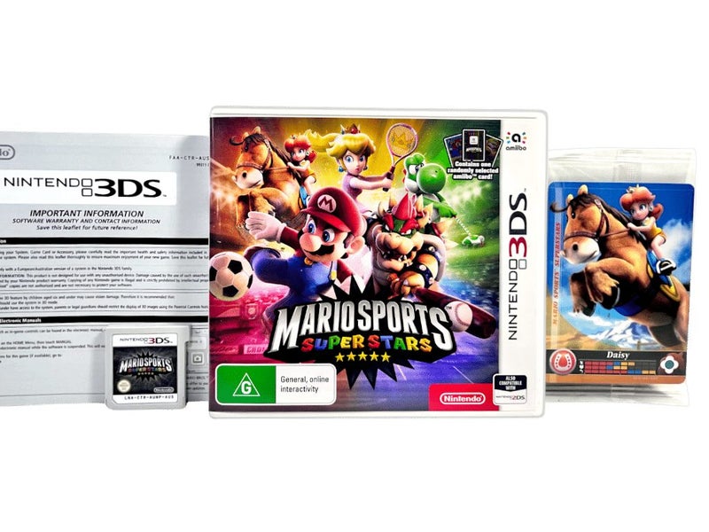 MARIO Sports Superstars (3DS) *INCLUDES NEW SEALED "DAISY" AMIIBO CARD! Carousel 1