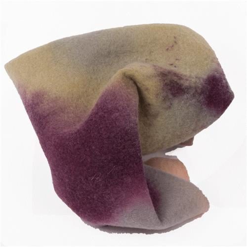 Colourstreams Hand Dyed Wool Felt 48 Aubergine Truffle Carousel 1