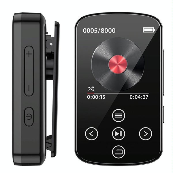 Touch Screen Mp3 Bluetooth Music Player 128Gb Memory Hifi Sports Clip Carousel 1