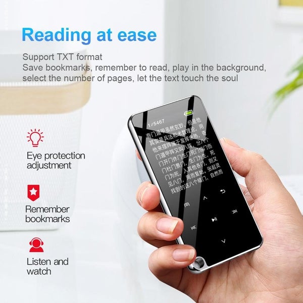 Portable Bluetooth Mp3 Player 64Gb Capacity Black Carousel 16