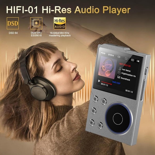 2.4 Inch Hifi Bluetooth Music Player Dsd256 Mastering Sound Quality 16Gb+16Gb... Carousel 2