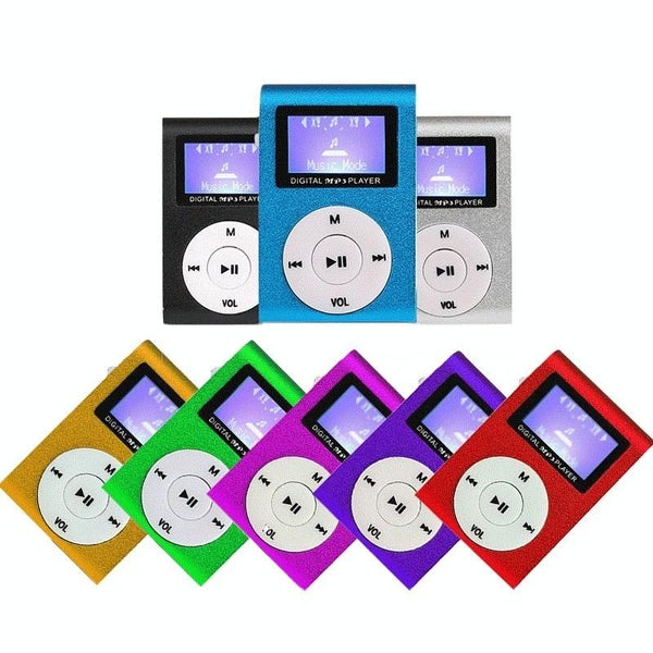 Metal Mini Mp3 Player With Screen Earphone+Cable Carousel 2