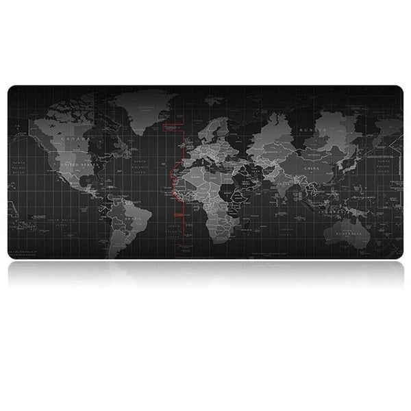 Large Anti Slip World Map Mouse Pad 60 X 30Cm Carousel 2