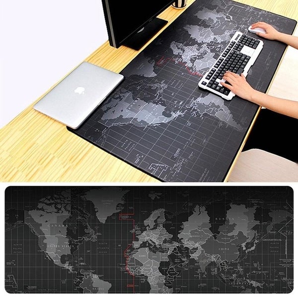 Large Anti Slip World Map Mouse Pad 60 X 30Cm Carousel 6