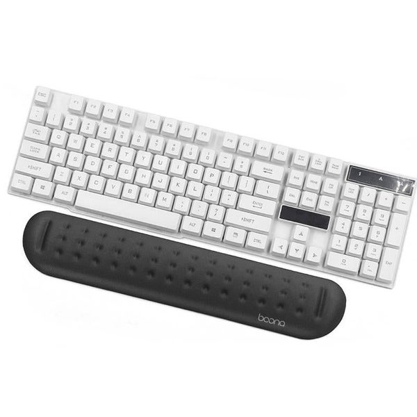 Silicone Memory Wrist Pad For Keyboard And Mouse Medium Size Black Carousel 1