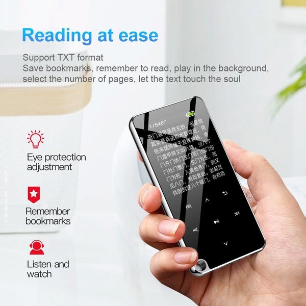 Portable Bluetooth Mp3 Player 8Gb Capacity Black Carousel 16