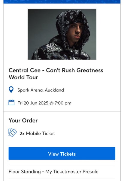 Central Ces - Can’t Rush Greatness tickets Carousel 1