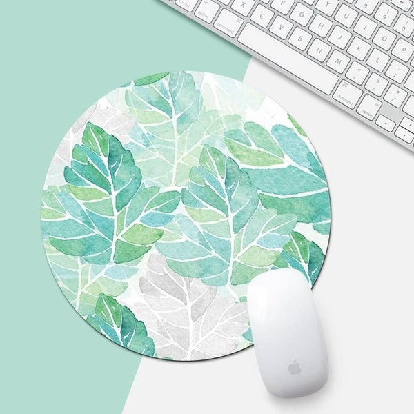 22Cm Green Sunflower Pattern Mouse Pad Carousel 1