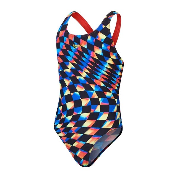 Speedo Girls All-Over Print One Piece Swimsuit Carousel 1