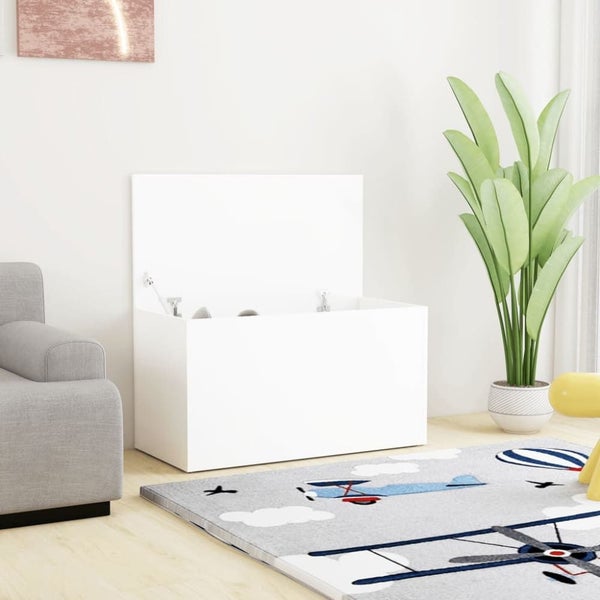 Storage Chest White 84x42x46 Cm Engineered Wood Nbtbpl Carousel 1