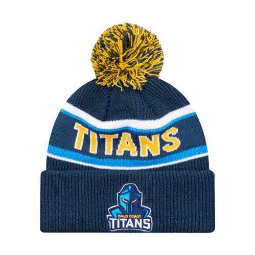 NEW ERA GOLD COAST TITANS KNIT BEANIE ONE SIZE FITS MOST Carousel 1