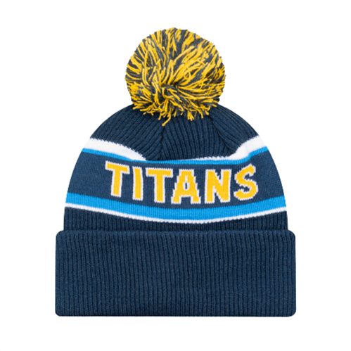 NEW ERA GOLD COAST TITANS KNIT BEANIE ONE SIZE FITS MOST Carousel 2
