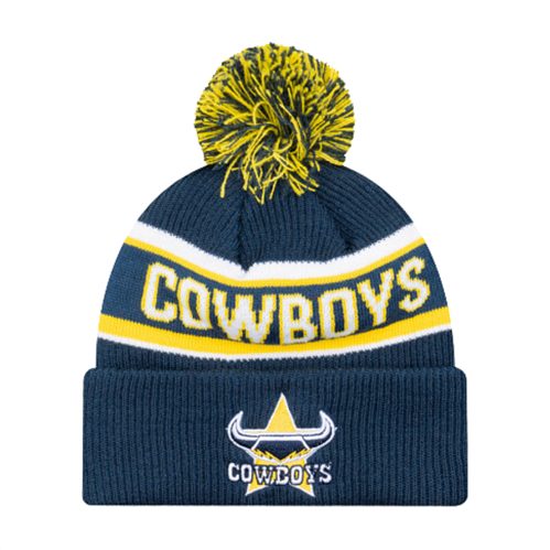 NEW ERA NORTH QUEENSLAND COWBOYS KNIT BEANIE ONE SIZE FITS MOST Carousel 1