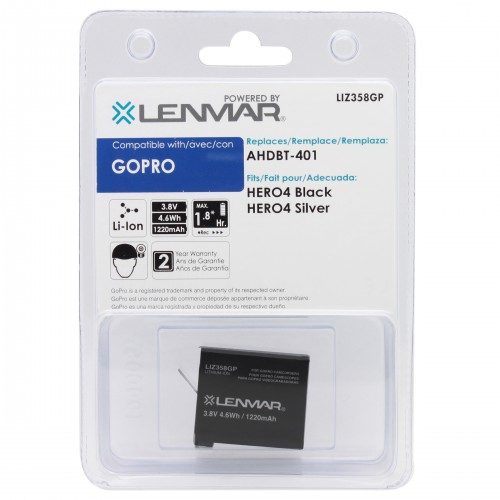 Battery Compatible with GoPro HERO 4 Carousel 2