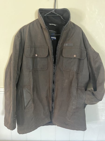Oil Skin Jacket (M) (Made in New Zealand) Carousel 1