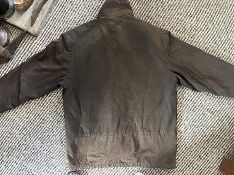 Oil Skin Jacket (M) (Made in New Zealand) Carousel 4