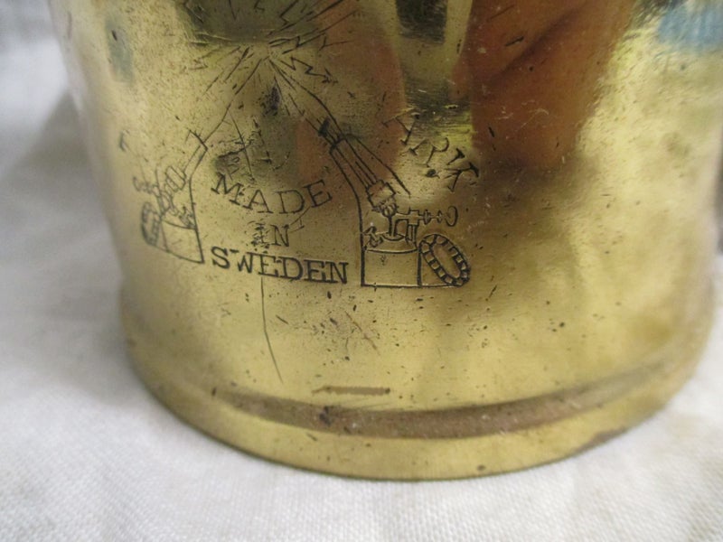 BR 9623 - Old Vintage Brass Primus Torch - Aetna Sweden Carousel 2