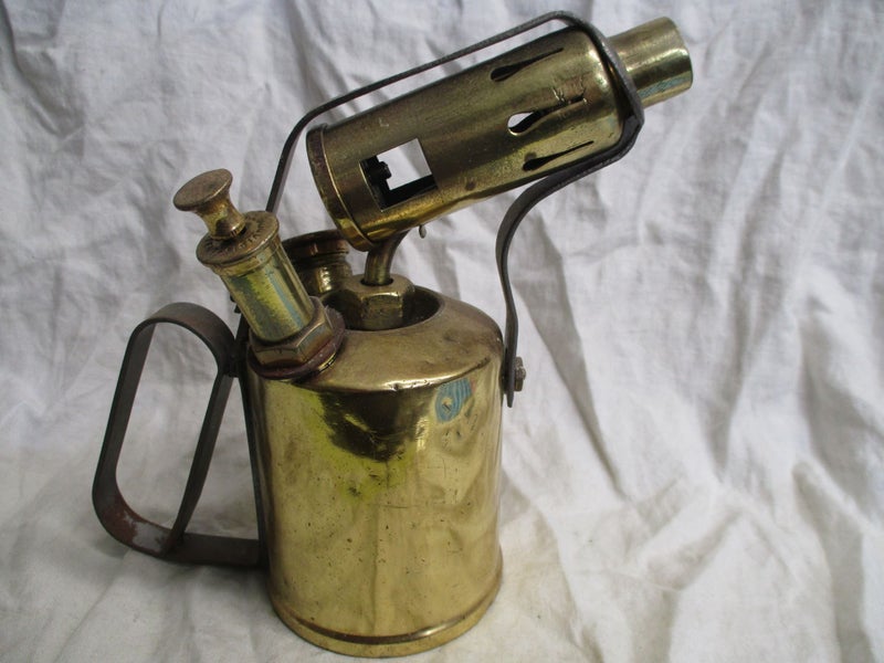 BR 9623 - Old Vintage Brass Primus Torch - Aetna Sweden Carousel 3