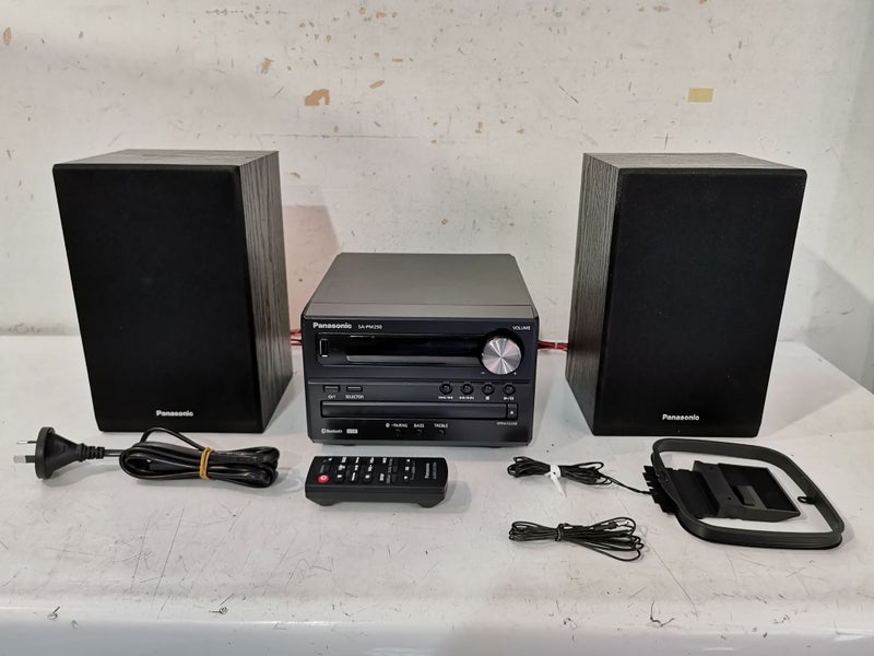 Panasonic SA-PM250 20W Bluetooth USB Radio CD Stereo System Carousel 1