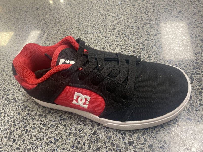DC KID'S TRASE TX SE SHOES Boys Black/RED US 2 UK 1 EU 33 Carousel 1