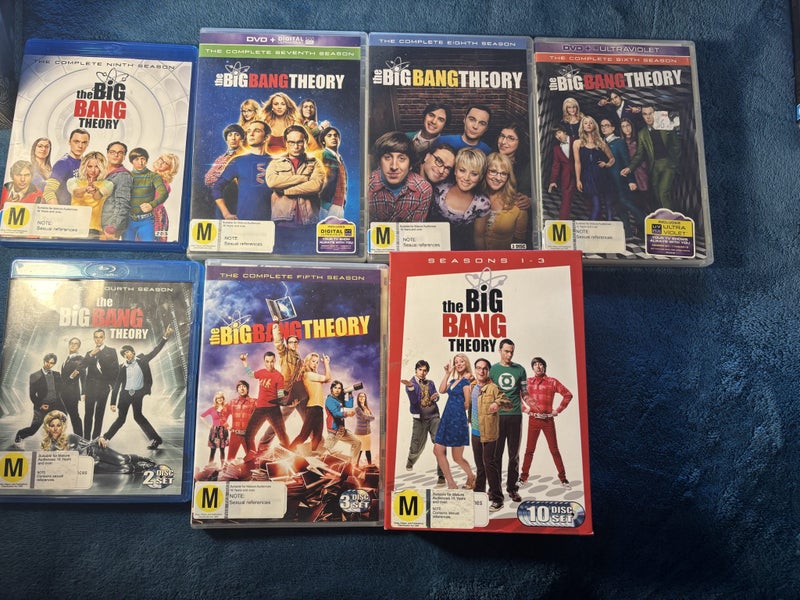 Big bang Theory mix of DVD and bluray Carousel 1