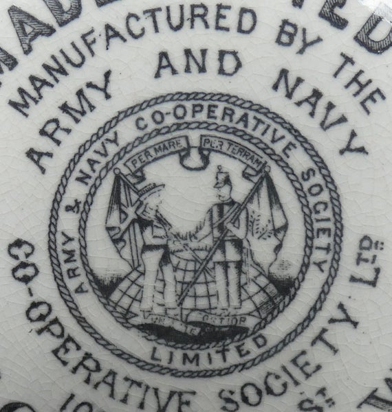 19th Century Food POTLID from "The Army and Navy Store" RED COAT Officer's FOOD Carousel 2