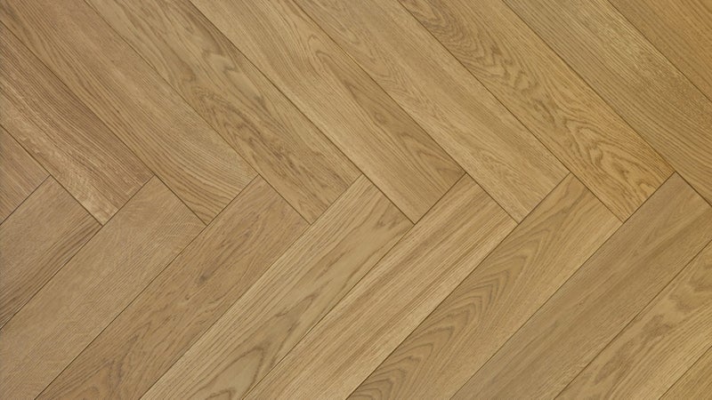 VidaPlank Premium Oak UV Oiled Herringbone Flooring - Mudbrick Carousel 1