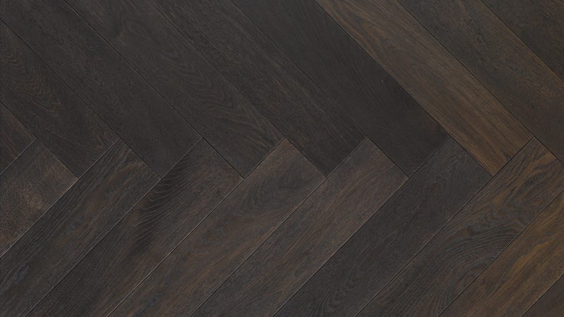 VidaPlank Premium Oak UV Oiled Herringbone Flooring - Obsidian Carousel 1