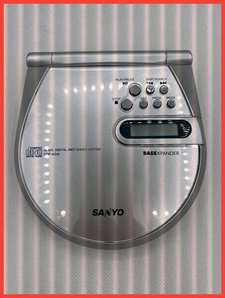 Vintage Sanyo Bassxpander CDP-AS45 CD Player | Silver Carousel 1
