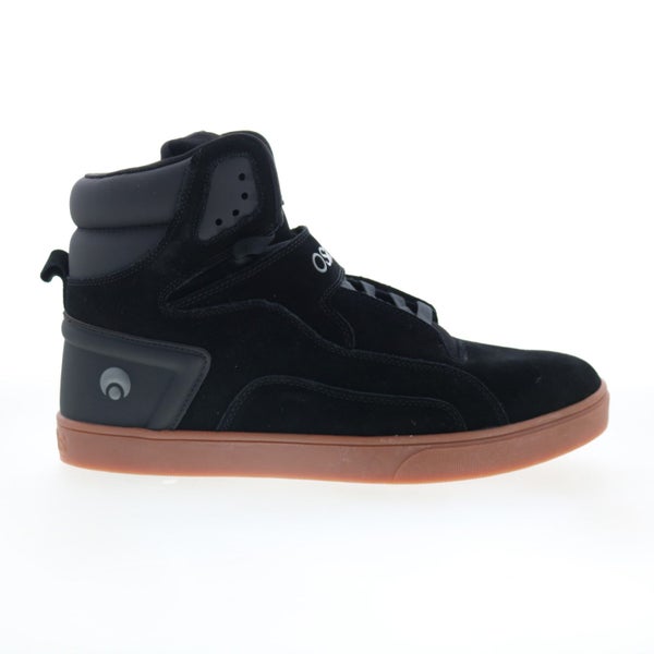 Osiris Rize Ultra Mens Black Suede Skate Inspired Sneakers Shoes Carousel 2