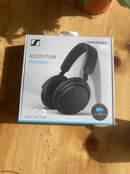 Black Accentum Wireless Noise Cancelling Headphones (Sennheiser) Carousel 1