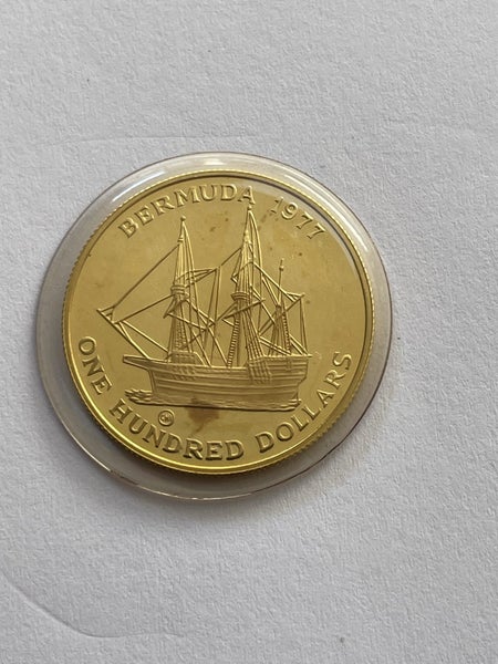 1977 Bermuda $100 Gold Proof Coin Carousel 1