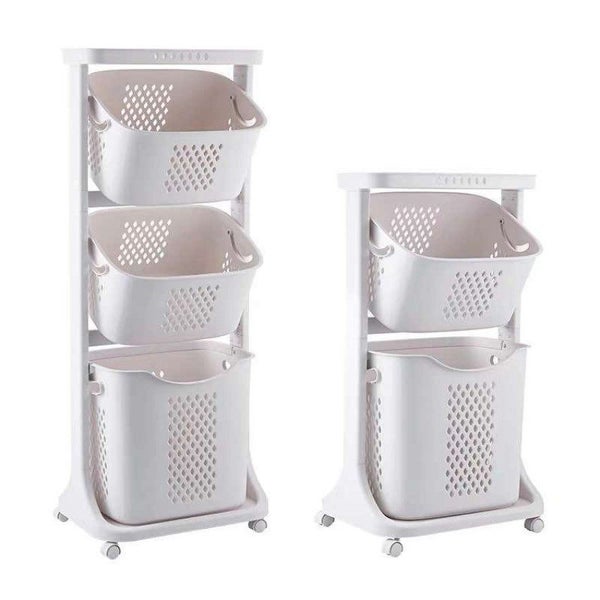 3 Tier Laundry trolley with removable basket Carousel 3