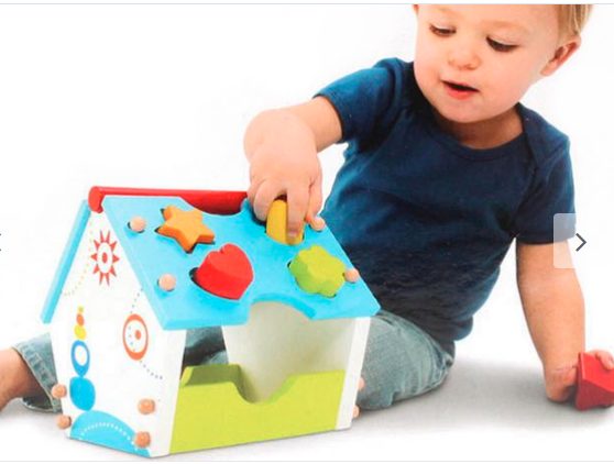 Brand New Wooden House Shape Sorter62854321079041111