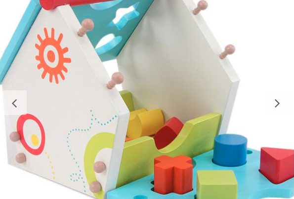 Brand New Wooden House Shape Sorter62854321079041113