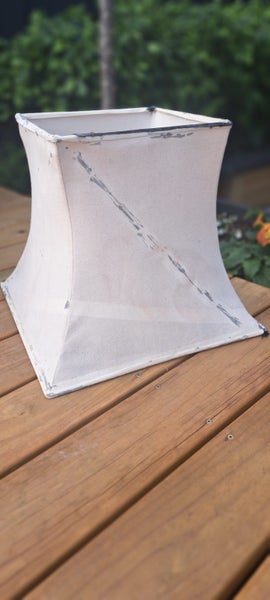 Large tapered square lampshade frame Carousel 1