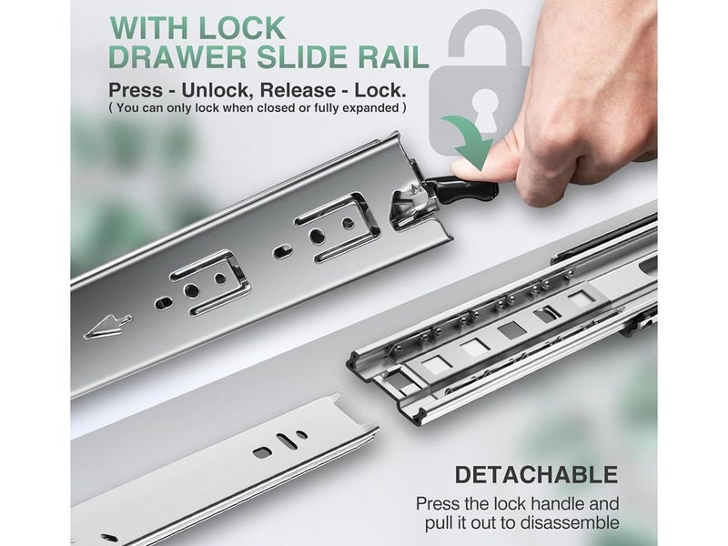 PTN New Heavy Duty Locking Drawer Slides Sale Sale Sale Carousel 2
