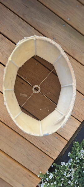 Large oval floor lampshade Carousel 2