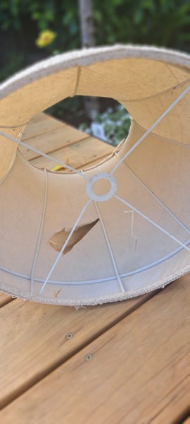 Large oval floor lampshade Carousel 3